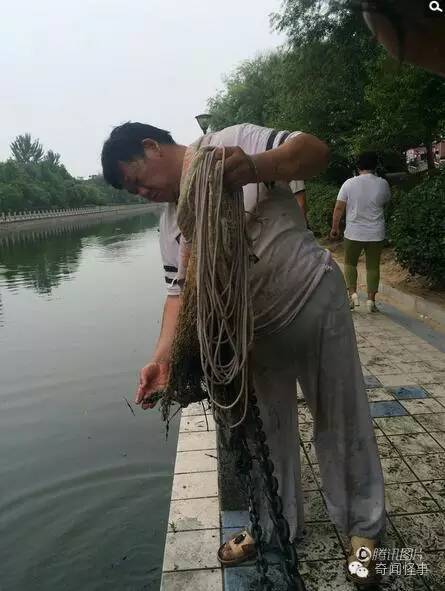 湖北惊现撒钱奇景，河水潺潺，钱币雨纷飞