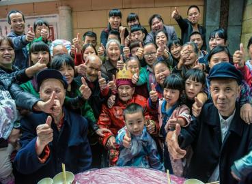 四川百岁老人寿宴盛况空前，摆了118桌，庆祝长寿传奇